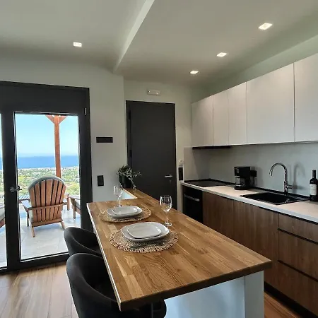 شقة Aelios Petra Sea View 4 Asgourou