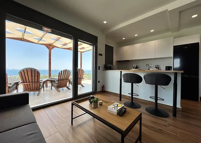 شقة Aelios Petra Sea View Apartment 4 Asgourou